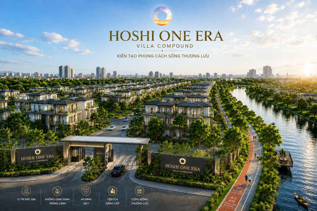 Phân khu HOSHI ONE ERA – Chuẩn sống tinh tuyển dành cho cộng đồng thượng lưu